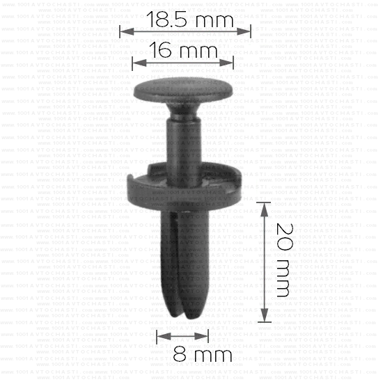 Щипка за  подкалник  и лайстни облицовки предно стъкло  за Toyota Avensis 4 Runer 