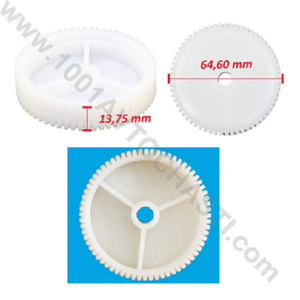 AVR-6003 Ролка моторче 64.60 мм. универсална.