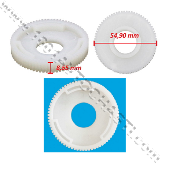 AVR-6005 Ролка моторче 54.90  мм. универсална.