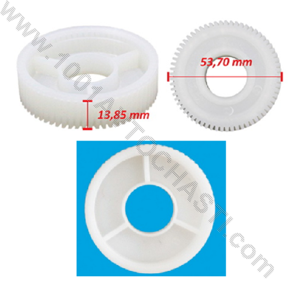 AVR-6007 Ролка моторче 53.70  мм. универсална.