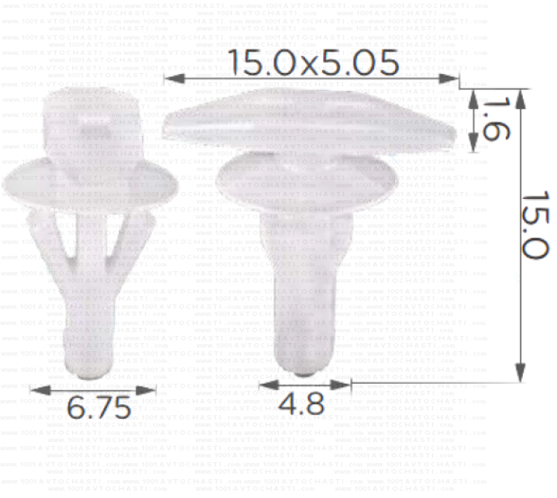 KD1499 Щипка уплътнения Kia