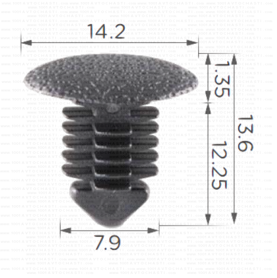 KD1501 Щипки за облицовка салон и панели Opel
