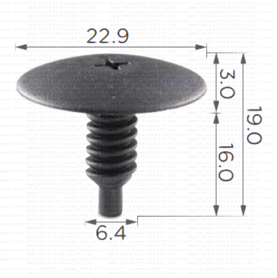 KD1502 Щипка решетка предно стъкло и лайстни VW Golf Vento