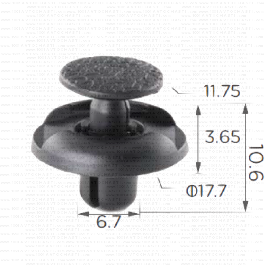 KD1571 Щипка решетка под чистачки и калници Toyota.
