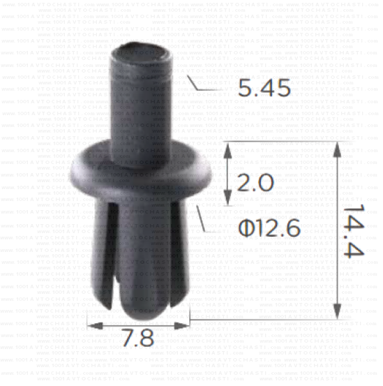 KD1582 Щипка за спойлер чистачки броня подкалници Land Rover