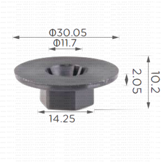 KD1587 Гайка подкалници Kia