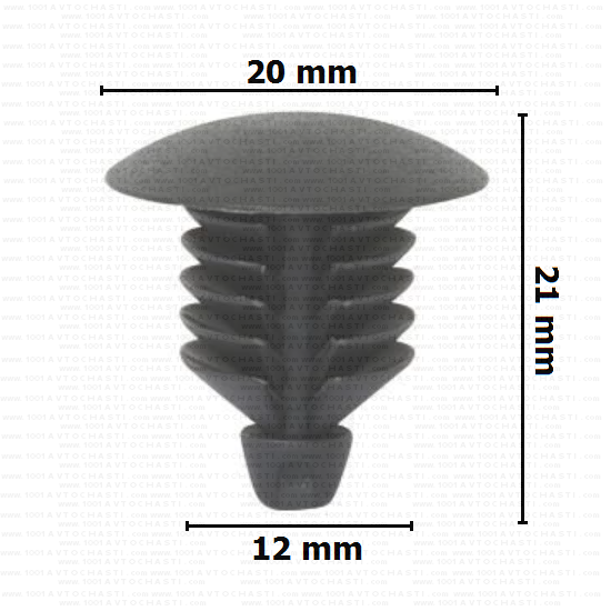KD1620 Щипка за табло в кабина странични панели Fiat