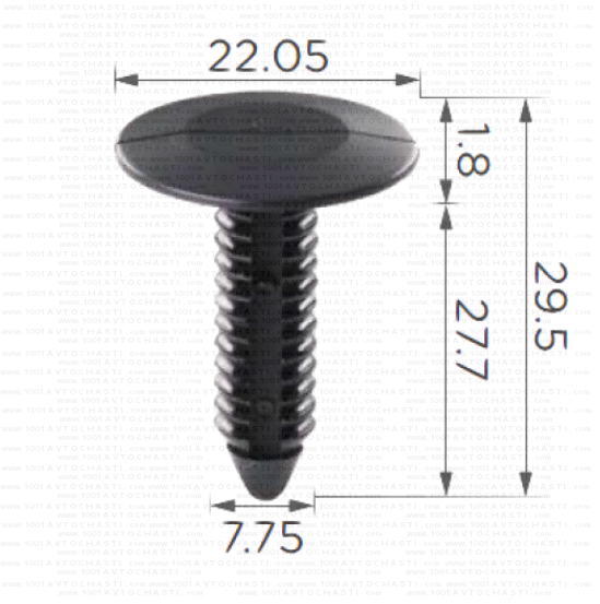 KD1649 Щипка за калници и капаци на двигателния отсек Jeep