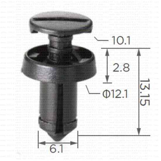 KD1869  Щипка решетка пред предно стъкло подкалници Renault