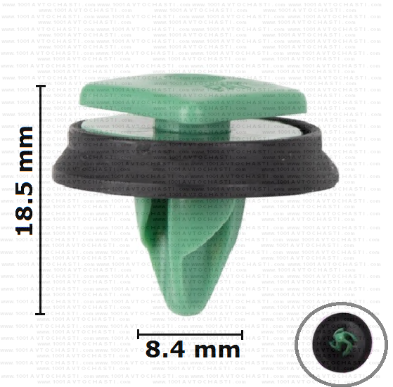 KD1982 Щипка монтаж лайстни външни прагове врати Jeep