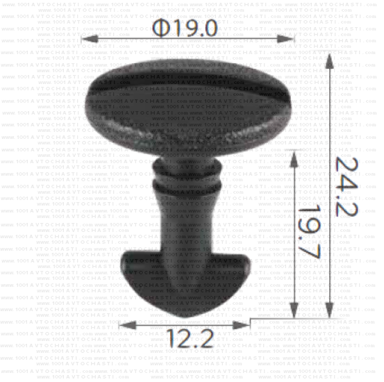 KD1997 Щипка за капак на теглича за броня на Land Rover