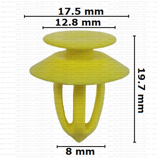 KD2025 Щипка панели и тапицерии Lancia
