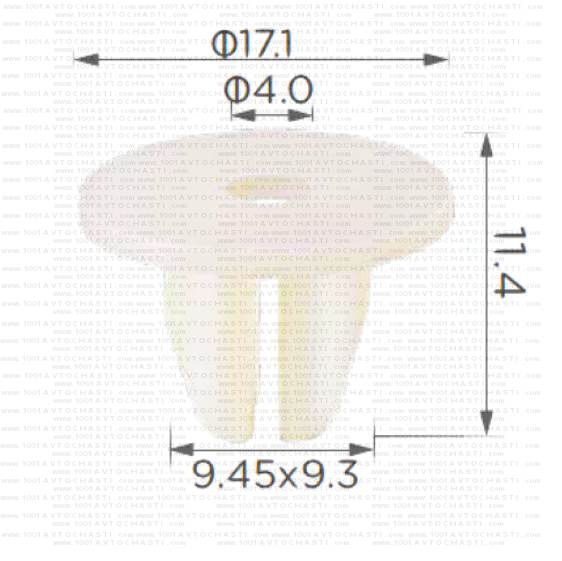 KD2055 Щипка основа винт подкалник Lexus