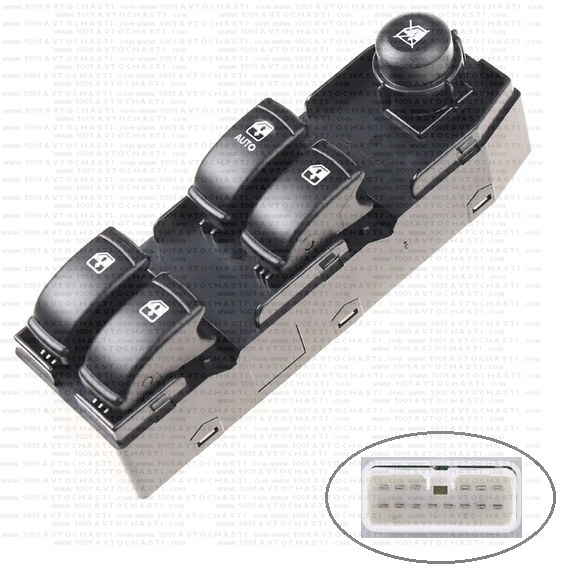 VAN-1354 Панел бутони ел стъкла и заключване Chevrolet Lacetti Nubira