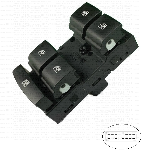 VAN-1358 Панел бутони за електрически стъкла за Chevrolet Aveo Onix Cobalt Prisma