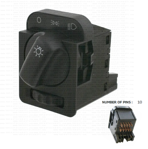 VAN-1371 Kлюч главни светлини за автомобили Opel Corsa Combo Astra F Tigra Vectra Omega Calibra