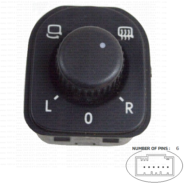 VAN-1447 Kлюч управление и прибиране електрически стъкла за Skoda Superb Superb Break