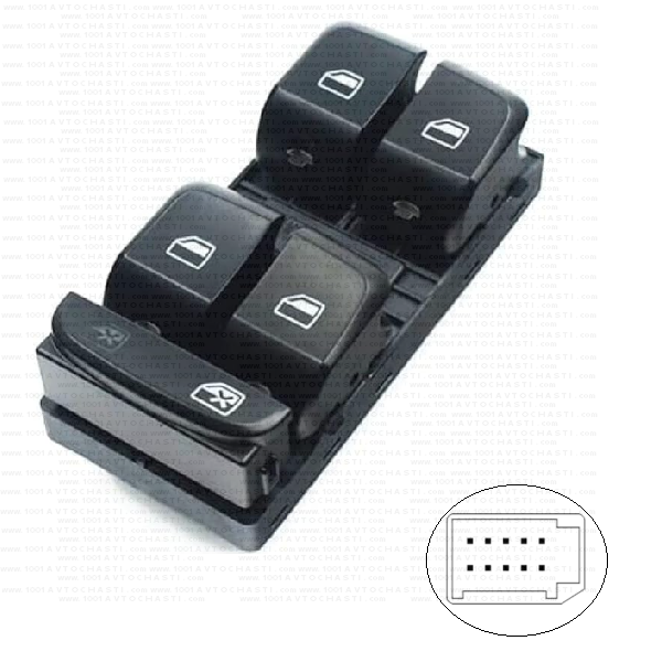 VAN-1508 Панел бутони електрически стъкла за автомобили Audi A4 А5 Q5