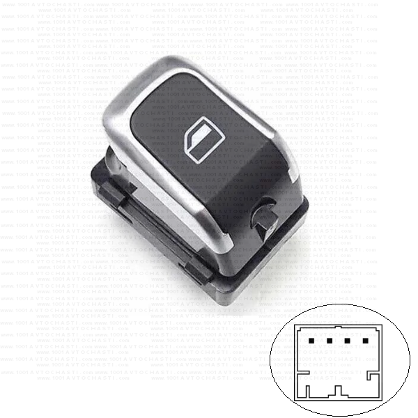 VAN-1509 Бутон за електрически стъкла за Audi A1 A4 A5 A6 A7 A8 Q3 Q5