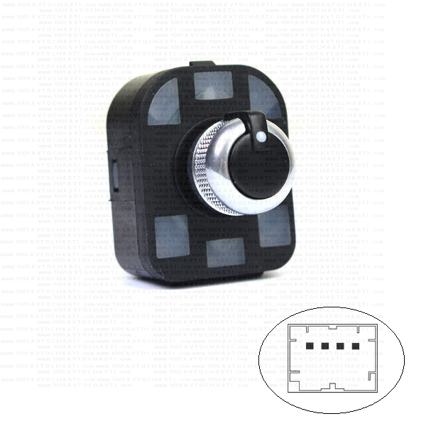 VAN-1545 Бутон за настройка огледала Audi A3 A6 A8 Q7