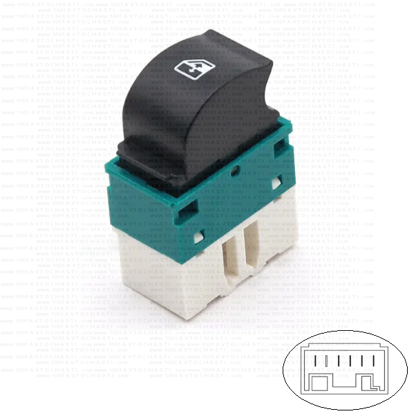 VAN-224 Бутон десен за електрически стъкла за автомобили Lancia Musa