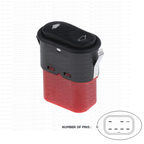 VAN-301 Бутон за управление електрически стъкла за автомобили Ford Transit Fiesta Escort Mondeo