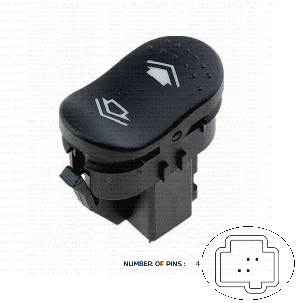 VAN-305 Бутони електрически стъкла за Ford Focus 1 Transit