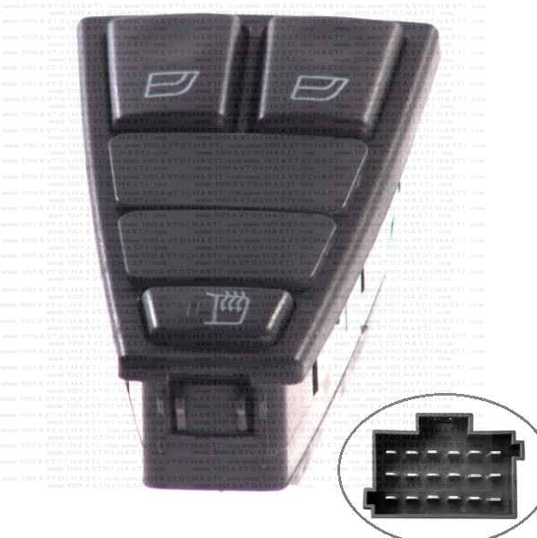 VAN-5102 Панел бутони ел стъкла и подгряване огледала Volvo