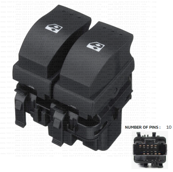 VAN-714 Бутони електрически стъкла за двоен за Nissan Primastar