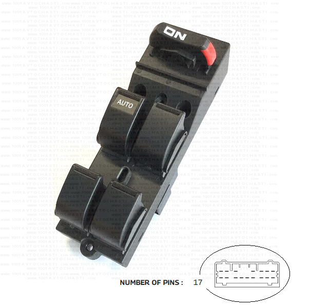 VAN-892 Панел бутони електрически стъкла за автомобили Honda Civic