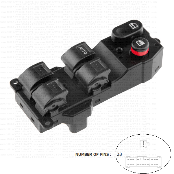 VAN-898 Панел бутони електрически стъкла за автомобили Honda Fit Jazz City