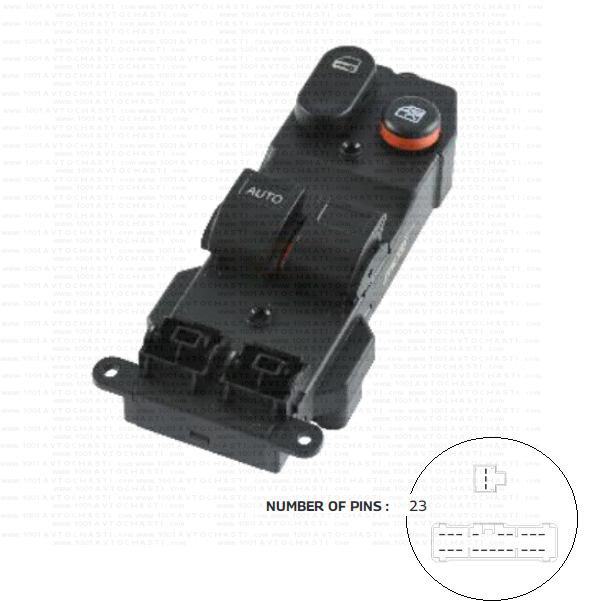 VAN-898B Бутон за управление електрически стъкла за автомобили Honda Fit Jazz City