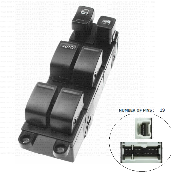 VAN-972 Панел бутони електрически стъкла за автомобили Nissan Skystar Almera Maxima X TRAIL