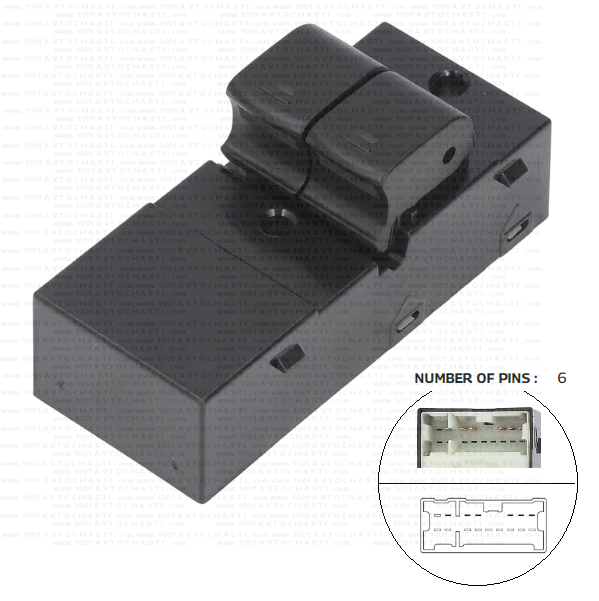 VAN-980 Панел бутони електрически стъкла за Nissan Micra 3