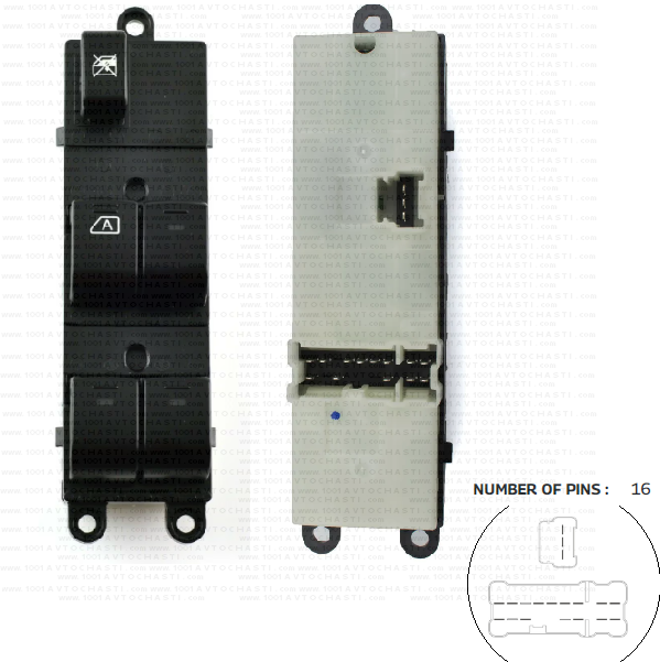 VAN-984 Панел бутони за автомобили Nissan Qashqai Note Navara Pathfinder