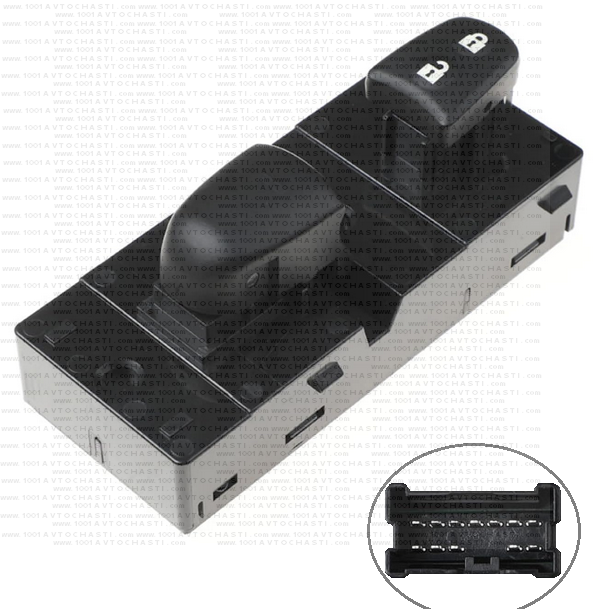 VAN-993 Панел 2 бутона ел стъкла Nissan Juke Leaf