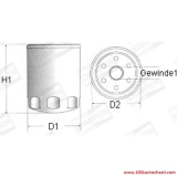VC165606FF Филтър маслен за Форд FOCUS от 1998 до 2004 г.