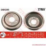 VDB4295FP Спирачен барабан zа FIAT PALIO от 1996 до 2002г.