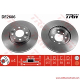 VDF2686FP Диск спирачен преден вентилиран zа FIAT PALIO от 1996 до 2002г.