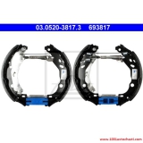 V03052038173DS Спирачен к-т заден пълен за автомобил Dacia Sandero от 2008 г.