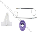 AVK-0746 Ремонтен комплект стъклоподемник заден ляв за Audi A3