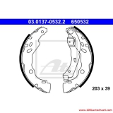 V03013705322DS Накладки задни за автомобил Dacia Sandero от 2008 г.