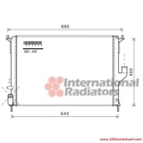 V43002477DS Радиатор воден за автомобил Dacia Sandero от 2008 г.