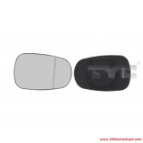 V32400081D Огледало ляво (стъкло+основа) асферично за автомобил Dacia Logan от 2004г