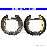 V0305203517303117DS Комплект спирачна челюст за автомобил Dacia Sandero от 2008 г.