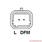 V283660D Алтернатор за автомобил Dacia Logan от 2004г