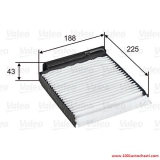 V698753DS Филтър салон за автомобил Dacia Sandero от 2008 г.