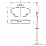 V098649521200694DS Накладки дискови за автомобил Dacia Sandero от 2008 г.