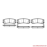 V256622CHA Накладки задни с акустичен датчик за автомобил Chevrolet Alero