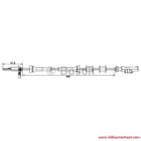 V0265007883CXP Датчик abs за автомобил Citroen Picaso oт 1999